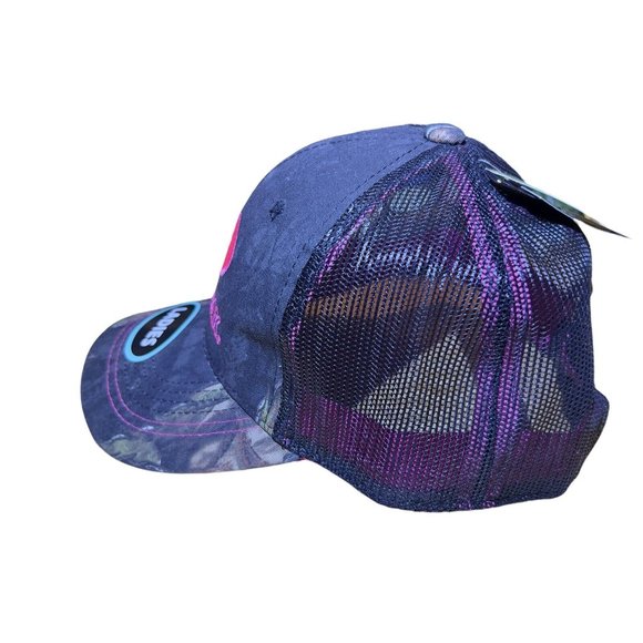 Mossy Oak Ladies Camo Pink Logo Adjustable Mesh Back Baseball Hat Cap -NWT‎ - Picture 4 of 6